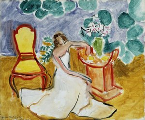 La fille à la robe blanche - Henri Matisse