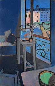Intérieur, Le bocal à poissons rouges - Henri Matisse
