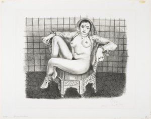 Jeune Hindoue-Seated Odalisque