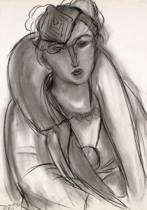 Lydia (étude pour le portrait en veste bleue) - Henri Matisse