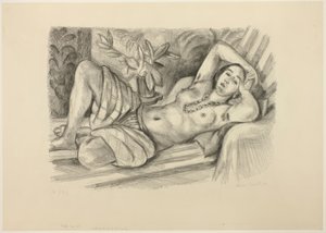 Odalisque avec magnolia - Henri Matisse