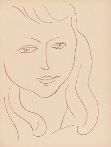 Assiette de "Visages - Henri Matisse