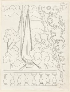 Soupir, planche cinq des Poésies de Mallarmé - Henri Matisse