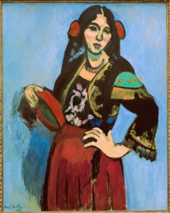 Espagnole avec tambourin - Henri Matisse