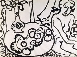 Nature morte avec un nu - Henri Matisse