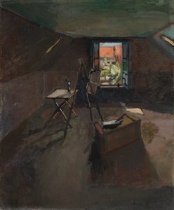 Studio sous les combles, vers 1903 (huile sur toile)