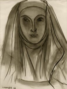 La Nonne (étude pour les lettres portugaises) - Henri Matisse