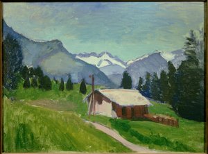 Les Alpes savoyardes 1901 (huile sur toile) - Henri Matisse