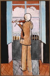 Le violoniste à la fenêtre