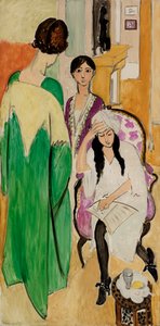Three Sisters with an African Sculpture (Les Trois soeurs à la sculpture africaine) - Henri Matisse
