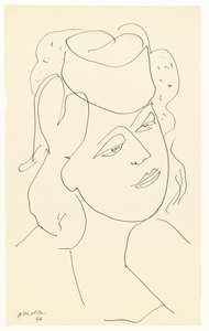 Femme avec chapeau