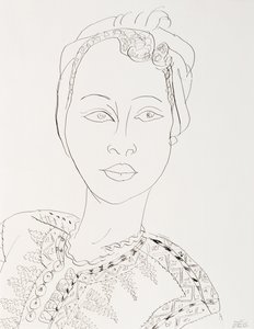Femme avec turban - Henri Matisse