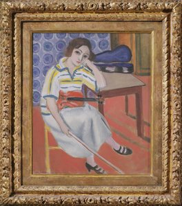 Femme au violon, vers 1921-23 (huile sur toile) - Henri Matisse