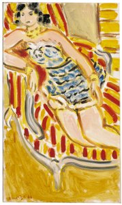 Jeune femme sur un canapé - Henri Matisse