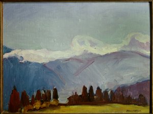 les alpes de savoie 1901 (huile sur toile) - Henri Matisse
