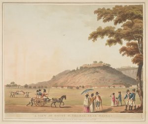 Vue du mont Saint-Thomas, près de Madras, d