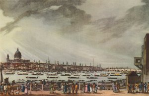 Procession funéraire de Lord Nelson par voie d