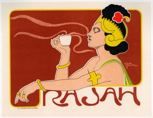 Affiche de Rajah Coffee, 1897