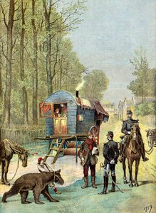 Recensement des Bohémiens par la gendarmerie - Henri Meyer