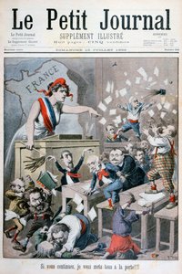 Caricature de la Chambre des députés, Paris, 1898