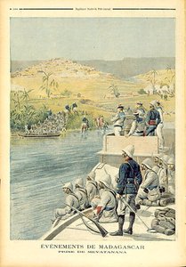 Événements à Madagascar : La capture de Mevatanana, illustration du Petit Journal, 30 juin 1895 - Henri Meyer