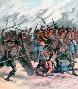 Insurrection à Manpur, Inde, 1891
