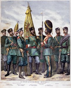Infanterie russe, 1892
