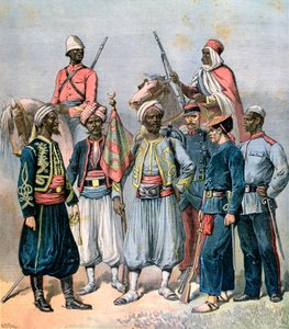 Les forces coloniales françaises, 1891