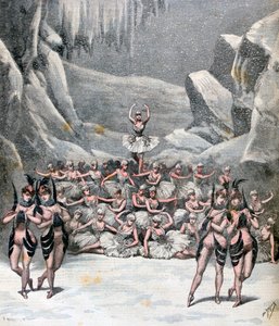 Le Ballet de la neige, du Voyage dans la Lune de Jacques Offenbach, 1892 - Henri Meyer