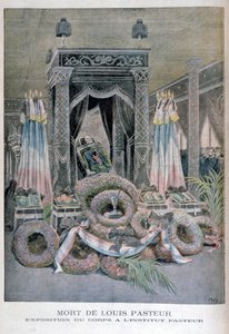 La mort de Louis Pasteur, chimiste français, 1895