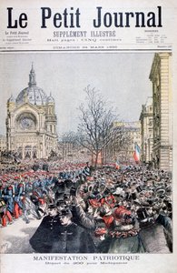 Le départ des troupes françaises pour Madagascar, Paris, 1895 - Henri Meyer