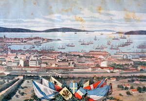 Le port de Toulon, 1893