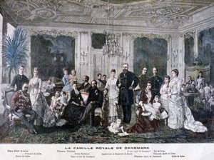 La famille royale du Danemark, 1891
