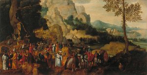 Paysage avec Saint Jean-Baptiste prêchant