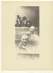 Spectateurs au théâtre - Henri Patrice Dillon