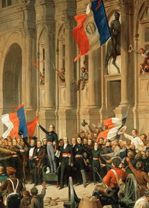 Révolution de 1848 : Le poète Alphonse de Lamartine rejette le drapeau rouge de l