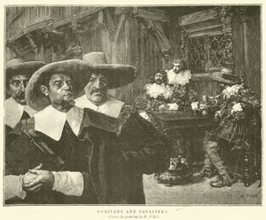 Puritains et cavaliers - Henri Pille