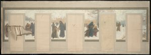 Esquisse pour la mairie de Bagnolet : Paysage d