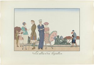Les alliés à Versailles (Le Bonheur du Jour ou Les Grâces à la Mode)