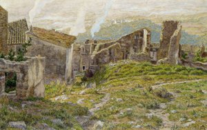 Vieux château de Bormes les Mimosas - Henri Rivière