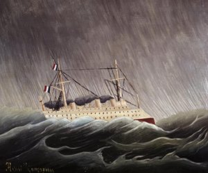 Bateau dans la tempête - Henri Rousseau