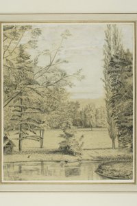 Paysage de rivière et de parc