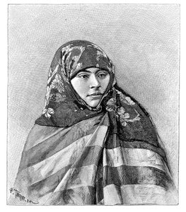 Une femme de Brussa, Turquie, 1895 - Henri Thiriat