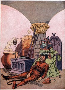 Le compagnon du diable lui arrache un cheveu - Henri Thiriet