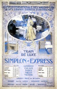 Train de luxe Simplon Express