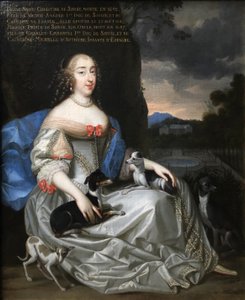 Français :  Louise Marie-Christine, princesse de Savoie ( ) Portrait d