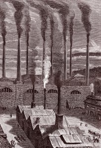 Usine de gros canons à Goldspring, près de New-York