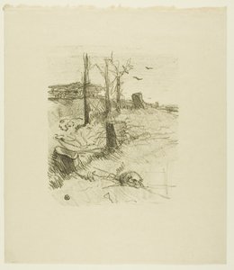 Un cimetière en Galicie, de Au Pied du Sinaï - Henri de Toulouse-Lautrec