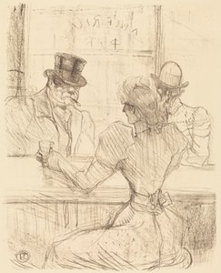 Au bar Picton, rue Scribe - Henri de Toulouse-Lautrec