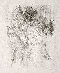 Au pied du Sinaï : Arrestation de Schlomé Fuss - Henri de Toulouse-Lautrec